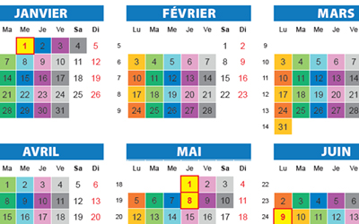 SYVALORM : calendrier 2025 des collectes